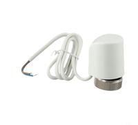 Actionneur thermique électrique pour chauffage au sol Vannes de radiateur AC 230 V M301,5 mm Normalement ouvert 110 N Poussée avec contrôleur programmable Compatibilité (fil de cuivre)