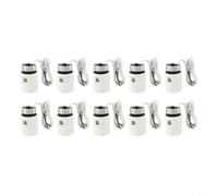 Actionneur Thermoélectrique 230V Normalement Ouvert pour Chauffage au pour sol - Vanne Thermostatique M30x1.5 Compatible Collecteur Hydraulique pour radiateur (10PCS)