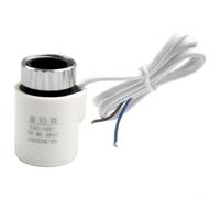 Actionneur Thermostatique 230V pour Chauffage au pour sol M30x1.5 - Commande Silencieuse Vanne pour radiateur Plancher Chauffant Installation Rapide (White)