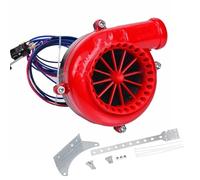 Actionneur turbo Valve soufflage Turbo électronique universelle pour voiture, fausse Valve décharge, son analogique BOV automobile Tuyau huile turbocompresse(Red)
