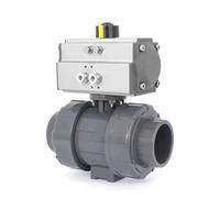 Actionneurs pneumatiques Q611S-16S 16Bar DN80, robinet à bille UPVC à Double effet, 1 pièce