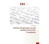 Actions de groupes sur les variétés et les CW-Complexes - Faten Labassi - Universitaires Europeennes - broché - Etude
