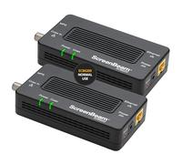 Actiontec reconstitué Moca 2.0 Ethernet vers Coax Adapter Lot de 2 noir