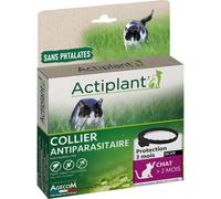 Actiplant Collier Antiparasitaire Noir Chat >2 Mois 1 Pièce