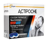 Actipoche Coussin Thermique Mal de Tête Masque Yeux et Tempes Gel