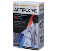 Actipoche Coussin Thermique Dos & Ventre Microbilles Froid/Chaud 20x30cm