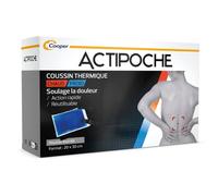 ACTIPOCHE - Coussin thermique - Thermothérapie - Contractures musculaires et douleurs articulaires - Grand modèle - 20x30 cm - Gel - 1 unité