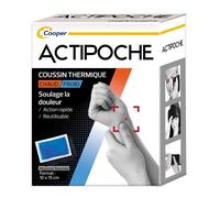 ACTIPOCHE - Coussin thermique Thermothérapie Contractures musculaires et douleurs articulaires Petit modèle 10x15 cm Gel 1 unité Compresses pc(s)