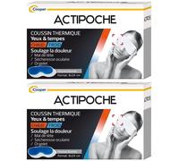 ACTIPOCHE - Coussin thermique Thermothérapie Mal de tête, sécheresse oculaire Masque Yeux et tempes Gel 1 unité Compresses 2x1 pc(s)