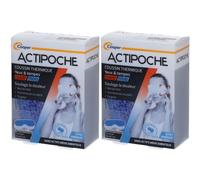 ACTIPOCHE - Coussin thermique Thermothérapie Mal de tête, sécheresse oculaire Masque Yeux et tempes Microbilles 1 unité Compresses 2x1 pc(s)