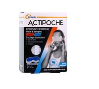 Actipoche Coussin Thermique Yeux et Tempes Microbilles Chaud/Froid 8x24cm