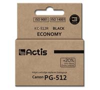 Actis Encre KC-512R (remplacement Canon PG-512 ; Standard ; 15 ml ; noir)