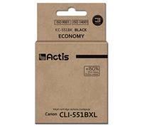 Actis Encre KC-551Bk (remplacement de l'encre Canon CLI-551BK ; Standard ; 12 ml ; noir)