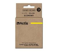 Actis Encre Kc-571y (remplacement De Canon Cli-571y Standard 12 Ml Ja