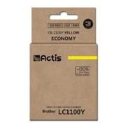 Actis Ink KB-1100Y (Remplacement pour Brother LC1100Y/LC980Y ; Standard ; 19 ml ; Jaune)