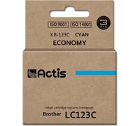 Actis Ink KB-123C (Remplacement pour Brother LC123C/LC121C ; Standard ; 10 ml ; Cyan)