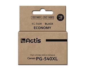 Actis KC-540R Ink for Canon Printer; Canon PG-540XL Replacement; Standard, 22 ML, Noir