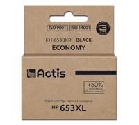 Actis Kh-653bkr Encre Pour Imprimante Hp, Remplacement Hp 653xl 3ym75