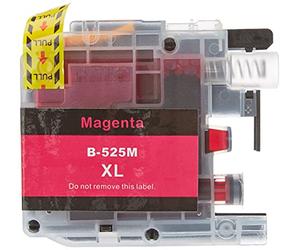 ACTIS Tinta KB-525M (REEMPLAZO DE Brother LC525M - ESTÁNDAR - 15 ML - Magenta)