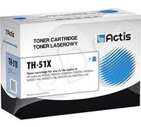 Actis Toner Th-51X pour Imprimante HP, Remplacement HP 51X Q7551X; Standard; 13000 Pages; Noir.