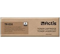 Actis Toner Th-83A pour imprimantes HP, Canon de Rechange pour HP 83A Cf283A, Canon Crg-737, Standard, 1500 Pages, Noir.