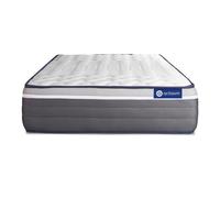 Matelas Actilatex Plus 90 x 200 cm Latex et mémoire de Forme - Epaisseur : 26 cm - Confort : Très Ferme - 7 Zones de Confort