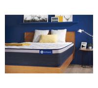 Matelas Actiflex Max 90 x 200 cm Ressorts ensachés et mémoire de Forme - Epaisseur : 26 cm - Confort : Ferme - 7 Zones de Confort