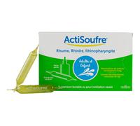 Actisoufre Suspension Buvable Ou Pour Instillation Nasale Ampoules 30x10ml
