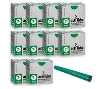 actiTube - Kit de filtres à charbon actif Slim - 7,1 mm - Avec étui, 10x50 (500)