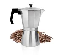 ACTIV CUISINE Cafetière Italienne Aluminium, 14 Tasses La Cafetière Expresso Iconique, Le Vrai Café Italien, Cafetière Moka 700 Ml, Argent