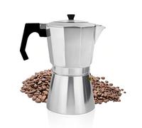ACTIV CUISINE Cafetière Italienne Aluminium, 6 Tasses La Cafetière Expresso Iconique, Le Vrai Café Italien, Cafetière Moka 300 Ml, Argent