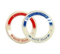 Activ Life Flyer Actif Anneaux de Frisbee Brillants dans Le Noir - Amusant en Plein air pour Les Enfants, Les garçons ou Les Filles de Tous âges. Paquet de 2