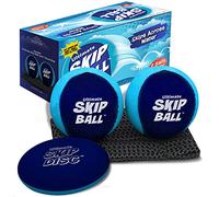 Activ Life - Ultimate Skip Ball (Navy/Teal) Accessoires et Jouet de Plage et de Piscine Amusants - Accessoires de Piscine Cool pour Les Jeux extérieurs - pour Les Enfants de 4 à 8 Ans et de 8 à 12