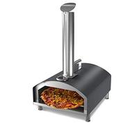 ACTIVA Four à pizza avec affichage de la température pour barbecue au charbon de bois et à gaz Four à pizza avec pierre à pizza