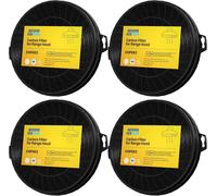 Activated Carbon Filter Compatible With Dehflex Ak01,Cooker Hood,Kitchen Extractor (Invoice Available),210mm 4 Pieces