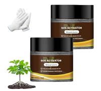 Activateur de sol, activateur de sol biologique et engrais pour plantes, terreau et compost pour semis Prévenir le compactage, favoriser l'enracinement des plantes (2pcs)