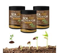 Activateur de sol, activateur de sol organique et engrais pour plantes, fleurs, amendements de sol, engrais pour plantes d'intérieur pour des fleurs saines et des plantes du sol (3 pièces)
