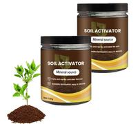 Activateur de sol Soil, activateur de sol organique et engrais pour plantes, pelouses et jardins, revitalisateur de sol multifonctionnel, pour plantes d'intérieur et d'extérieur (2pcs)