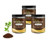 Activateur de sol Soil Pro, activateur de sol organique et engrais pour plantes, pelouses et jardins, revitalisateur de sol multifonctionnel, pour plantes d'intérieur et d'extérieur (3pcs)