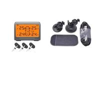 Activateur de valve de pneu Système de surveillance de la pression des pneus solaire TPMS avec capteur de pression des pneus à 4 roues pour voiture TMPS pour Véhicule Moniteur de Pression des Pneus(D)