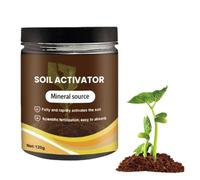 Activateur du sol pour les plantes, engrais végétal pour les lits de jardin surélevés, améliorer la séquestration en carbone des sols, source minérale pour le mélange de rempotage(120 g) (1pcs)