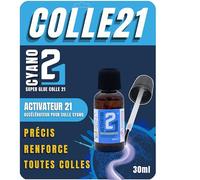 Activateur Liquide 30ml pour Colle Super Glue Cyano | Accélérateur de collage cyanoacrylate - Flacon de 30ml - Multi-usages