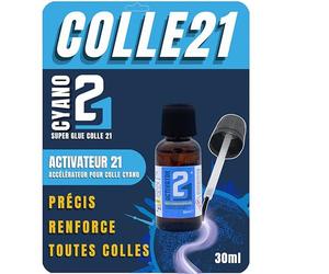 Activateur Liquide 30ml pour Colle Super Glue Cyano | Accélérateur de collage cyanoacrylate - Flacon de 30ml - Multi-usages