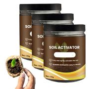Activateur Soil Pro, engrais professionnel pour farine d'os, trésor activé par le sol, activateur de sol organique et engrais pour plantes, pelouses et jardins (3 PCS)