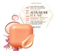 Activateur Solaire Huile Corps Solide, Crème Bronzante, Prépare La Peau À L'exposition Solaire, Antioxydant Et Stimulant À L'huile D'argan, 100% Naturel, Vegan Et Biologique
