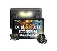 Active 10 Pro Tablette Tactile 11,Android 14,50MP+20MP,36+512Go/SD 2To,30000mAh(55W) Noir Avec Montre W50Pro Noir