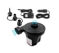 Active 100 Pompe à air électrique Portable - Gonflage et dégonflage Rapides, 3 Buses, 50 W AC/DC (110-240 V/12 V) - Durable avec Protection Contre la surchauffe - Parfait pour Matelas Gonflable