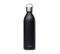 ACTIVE Bouteille isotherme double paroi en Inox avec poignée Qwetch 1 L noir