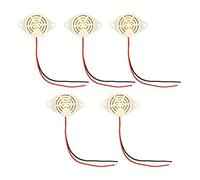Active Buzzer 5 pcs 3 - 24V 95dB DC - Alerte sonore puissante et Continue, Compatible projets électroniques DIY et systèmes d’Alarme domestiques