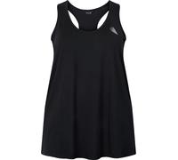 Active by Zizzi Haut de sport gris clair / noir, Taille 11XL-12XL